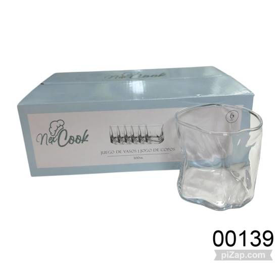 Imagen de VASO WHISKY C/TEXTURA X6 3.26